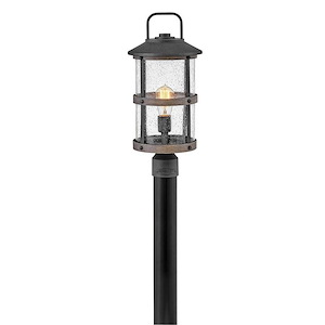 Royston By-Pass-1 Light Outdoor Medium Post Top/Pier Lantern in Coastal Style-9 Inches Wide by 18.75 Inches High