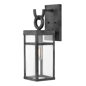 Hoylake Brook - 1 Light Small Outdoor Wall Lantern in Transitional Style - 6 Inches Wide by 18.5 Inches High