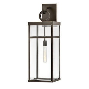 Hoylake Brook - 1 Light Extra Large Outdoor Wall Lantern in Transitional Style - 9.5 Inches Wide by 29 Inches High