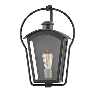 Rookery Pastures - 1 Light Outdoor Small Wall Mount Lantern In Traditional and Transitional Style-17.75 Inches Tall and 12 Inches Wide - 1252526