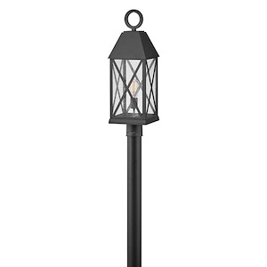 Sunningdale Alley - 1 Light Outdoor Large Post Top or Pier Mount Lantern In Traditional and Transitional Style-25 Inches Tall and 8 Inches Wide - 1252370