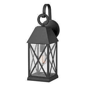 Sunningdale Alley - 1 Light Outdoor Medium Wall Mount Lantern In Traditional and Transitional Style-21.75 Inches Tall and 7 Inches Wide - 1252535