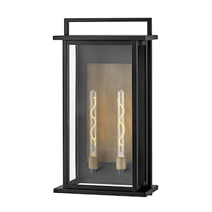 Beeston Park - 2 Light Outdoor Extra Large Wall Mount Lantern In Traditional and Transitional Style-28 Inches Tall and 15 Inches Wide - 1252537