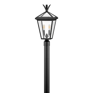 Mason Moorings - 2 Light Outdoor Large Post Top or Pier Mount Lantern In Transitional Style-21.5 Inches Tall and 10 Inches Wide - 1252385