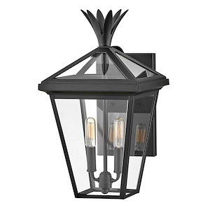 Mason Moorings - 2 Light Outdoor Medium Wall Mount Lantern In Transitional Style-18 Inches Tall and 10 Inches Wide - 1252386