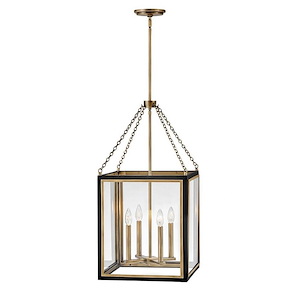 Old Rectory Drive - 4 Light Large Pendant In Traditional and Transitional Style-31.5 Inches Tall and 15.5 Inches Wide - 1252540