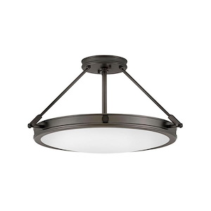 Broad Street West - 4 Light Semi-Flush Mount In Traditional and Mid-Century Modern Style-11.5 Inches Tall and 22 Inches Wide - 1282490