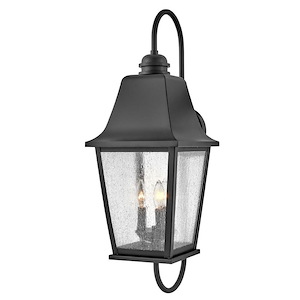 Great Western Terrace - 15W 3 LED Outdoor Large Wall Lantern In Traditional Style-30 Inches Tall and 10 Inches Wide - 1282556