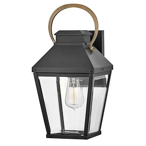 Buttermere Pines - 14W 1 LED Outdoor Small Wall Lantern-17 Inches Tall and 8 Inches Wide