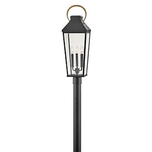 Buttermere Pines - 15W 3 LED Outdoor Large Post Lantern-29.75 Inches Tall and 9 Inches Wide