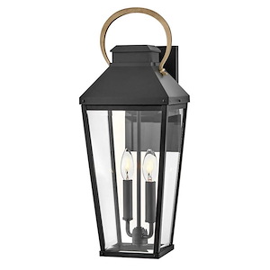 Buttermere Pines - 10W 2 LED Outdoor Medium Wall Lantern-22 Inches Tall and 8 Inches Wide