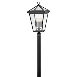 Harris Leaze - 15W 3 LED Outdoor Large Post Lantern In Traditional Style-26 Inches Tall and 14 Inches Wide - 1282199