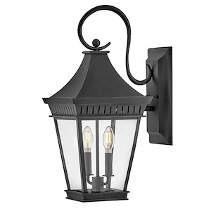 St Leonards Cliff - 10W 2 LED Outdoor Medium Wall Lantern In Traditional Style-22.5 Inches Tall and 10 Inches Wide
