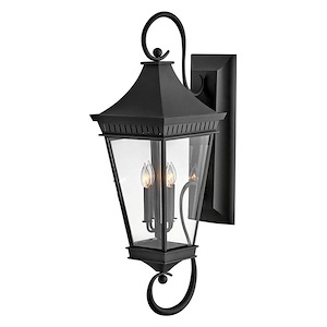 St Leonards Cliff - 20W 4 LED Outdoor Extra Large Wall Lantern In Traditional Style-40 Inches Tall and 12.5 Inches Wide - 1282976