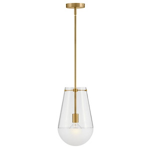 Reservoir Ground - 14W 1 LED Small Pendant-14.75 Inches Tall and 9 Inches Wide - 1282322