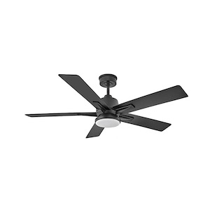 Marlow Yard - 5 Blade Ceiling Fan with Light Kit-16.75 Inches Tall and 52 Inches Wide