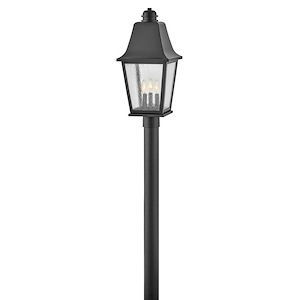 Great Western Terrace - 42W 3 LED Outdoor Medium Post Lantern In Traditional Style-22.5 Inches Tall and 10 Inches Wide