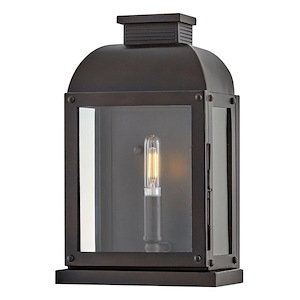 Willow Fold - 5W 1 LED Small Outdoor Wall Lantern In Traditional Style-12 Inches Tall and 7.5 Inches Wide