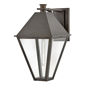 Gartshore Crescent - 12W 1 LED Large Outdoor Wall Lantern In Traditional Style-25.25 Inches Tall and 14 Inches Wide - 1321067