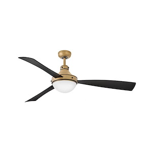 Royal Oak Leas - 3 Blade Ceiling Fan with Light Kit In Traditional Style-18 Inches Tall and 62 Inches Wide - 1321237