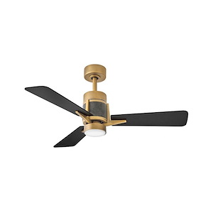 Laxton Oaks - 3 Blade Ceiling Fan with Light Kit In Modern Style-16 Inches Tall and 42 Inches Wide - 1321247
