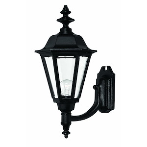 Wentworth Crescent - Cast Outdoor Lantern Fixture in Traditional Style - 10.5 Inches Wide by 21 Inches High - 1252573