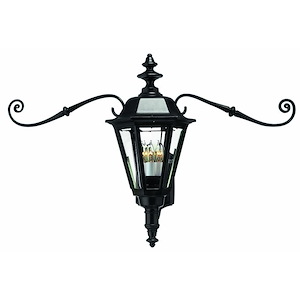 Wentworth Crescent - Cast Outdoor Lantern Fixture in Traditional Style - 36 Inches Wide by 21 Inches High