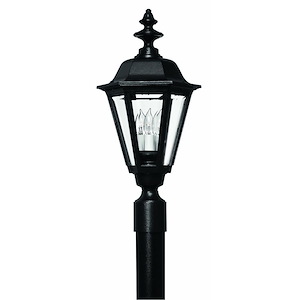 Bower Heath - Cast Outdoor Lantern Fixture in Traditional Style - 10.5 Inches Wide by 22 Inches High