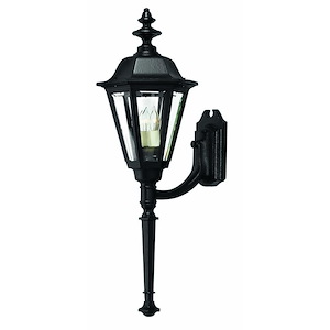 Wentworth Crescent - Cast Outdoor Lantern Fixture in Traditional Style - 10.5 Inches Wide by 31 Inches High