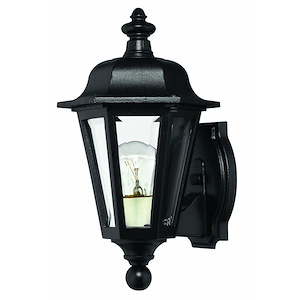 Wentworth Crescent - Cast Outdoor Wall Sconce in Traditional Style - 7 Inches Wide by 12 Inches High