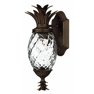 Meadows Garth - 1 Light Extra Small Outdoor Wall Lantern in Traditional-Glam Style - 6 Inches Wide by 14 Inches High - 1252507