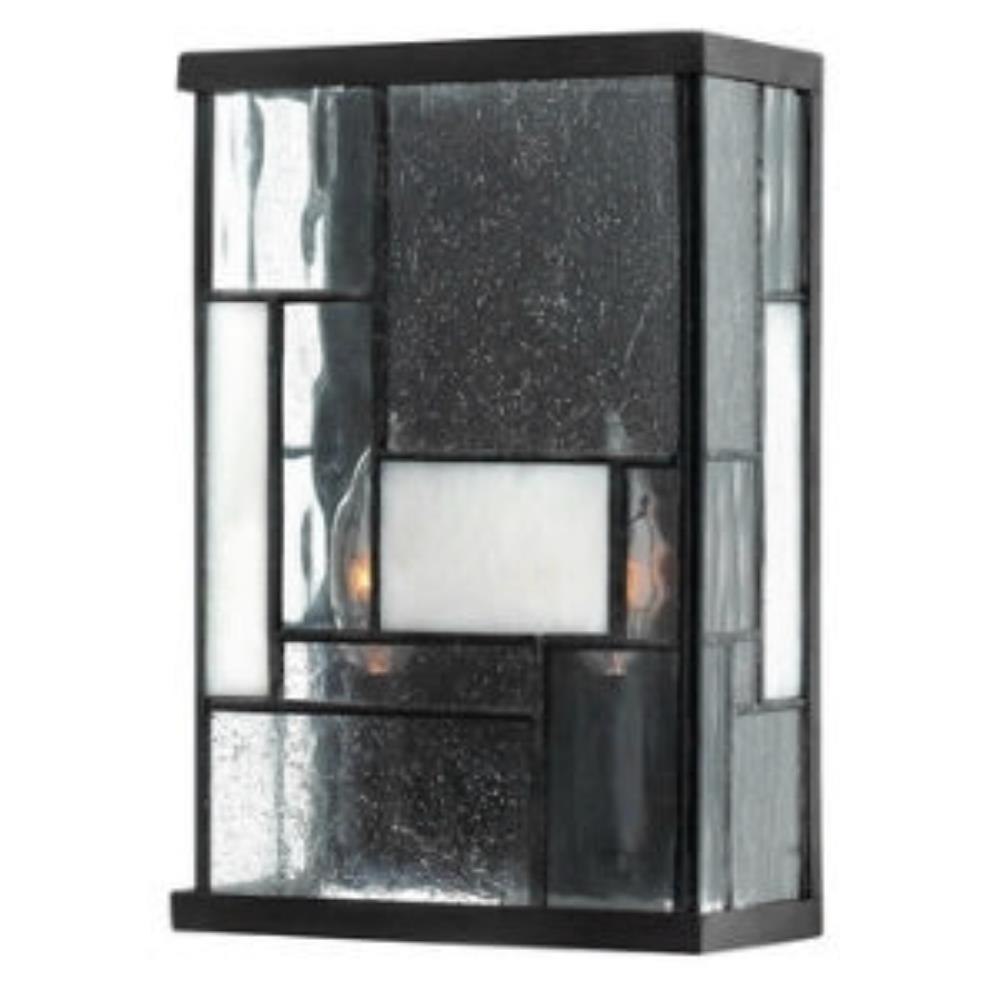Bailey Street Home 81-BEL-613889 Mercer Links - 2 Light Wall Sconce in Craftsman Style - 7 Inches Wide by 11 Inches High