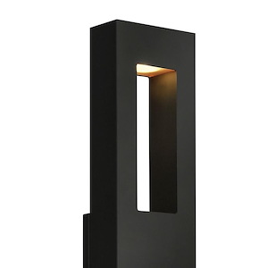 Firebrass Lane - 2 Light Medium Outdoor Wall Lantern in Modern Style - 6 Inches Wide by 16 Inches High
