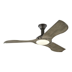 56 Inch Propeller Ceiling Fan with LED Lights &amp; Remote Control (3-Blade)