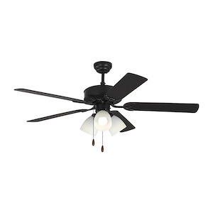 5 Blade 52 Inch Traditional Ceiling Fan with Light Kit - 1252682