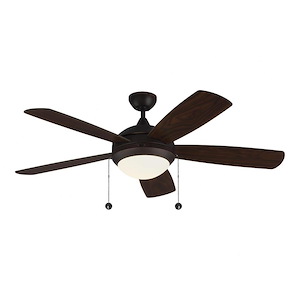 Classic 52 Inch Ceiling Fan with Light Kit - Transitional 5 Blade Ceiling Fan with LED Light