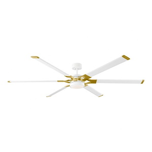 Spruce Avenue - 72 Inch 6 Blade Ceiling Fan with Light Kit - 1252724