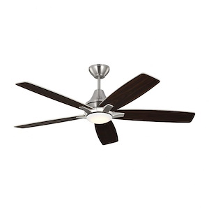 Blyth Nook - 5 Blade Ceiling Fan With Light Kit and Remote Control In Casual_Cottage Style-16 Inches Tall and 52 Inches Wide - 1282994