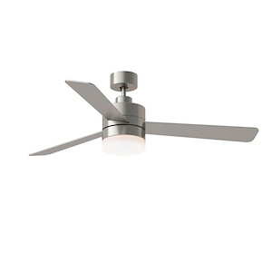 Burton Pines - 3 Blade Ceiling Fan with Light Kit In Modern Style-15 Inches Tall and 52 Inches Wide