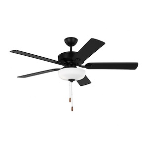 Old Barn Poplars - 5 Blade Ceiling Fan with Light Kit In Traditional Style-17.2 Inches Tall and 52 Inches Wide - 1282690
