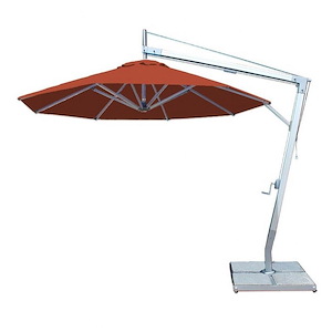 Santa Ana Side Wind- 10 Foot  Aluminum Cantilever Umbrella
