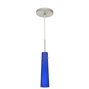Camino-One Light Cord Pendant with Flat Canopy-2.5 Inches Wide by 10 Inches High - 404023