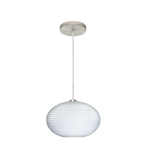 Pape 12-One Light Cord Pendant with Flat Canopy-11.75 Inches Wide by 7.5 Inches High