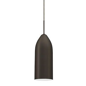Lindy-One Light Cord Pendant with Flat Canopy-4 Inches Wide by 10 Inches High