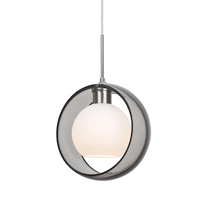 Mana-One Light Cord Pendant with Flat Canopy-9 Inches Wide