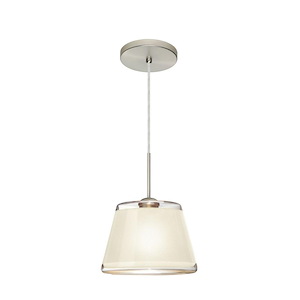 Pica 9-One Light Cord Pendant with Flat Canopy-8.7 Inches Wide by 6.6 Inches High - 481444