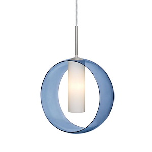 Plato-One Light Cord Pendant-12 Inches Wide by 12 Inches High