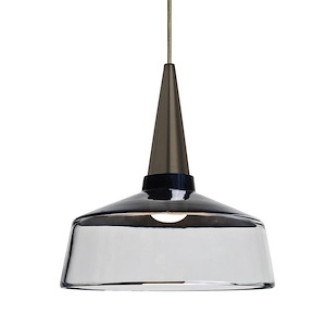 Baron 10 - 9W 1 LED Cord Pendant In Modern Style-11.25 Inches Tall and 10 Inches Wide