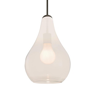 Leon - 1 Light Cord Pendant In Contemporary Style-9.75 Inches Tall and 6 Inches Wide