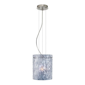 Tamburo 8-One Light Cable Pendant with Flat Canopy-7.88 Inches Wide by 9.88 Inches High